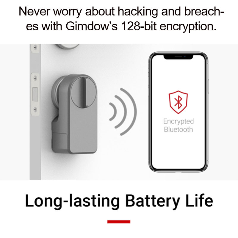 GIMDOW Bluetooth-compatible Ga - Smart Door Lock Wifi recension och pris