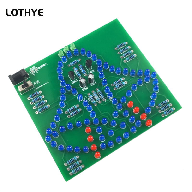DC 3-5V LED Light Swing Wind C - Electronics Project Kit recension och pris