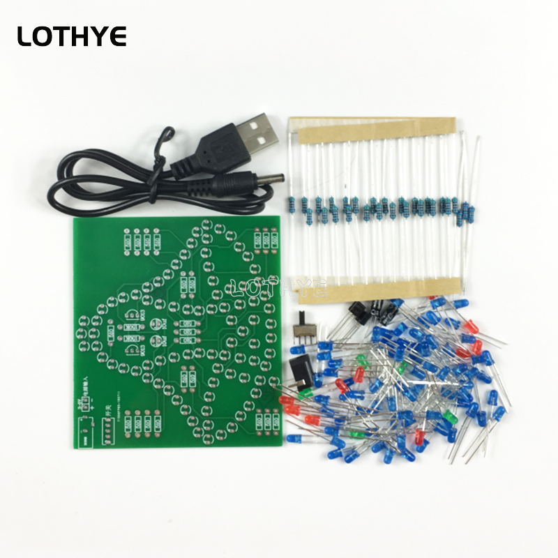 DC 3-5V LED Light Swing Wind C - Electronics Project Kit recension och pris