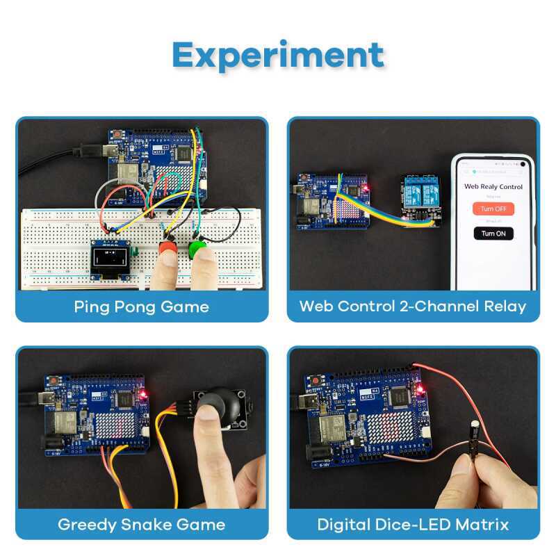UNO R4 WiFi Compatible Develop - Electronics Project Kit recension och pris