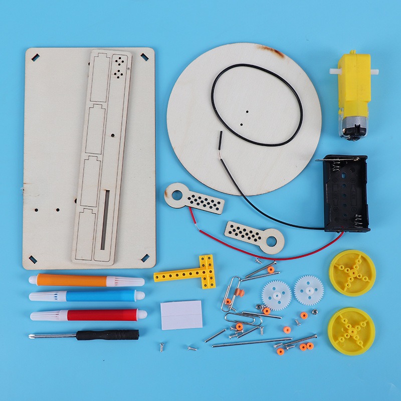 1-3Pcs DIY Wooden Electric Plo - Stem Robotics Kit recension och pris