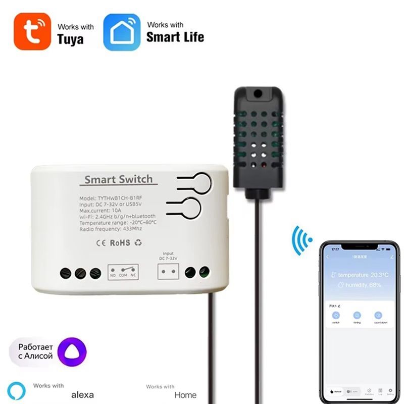 Y50A-Tuya Smart Life Wifi Swit - Wifi Thermostat recension och pris