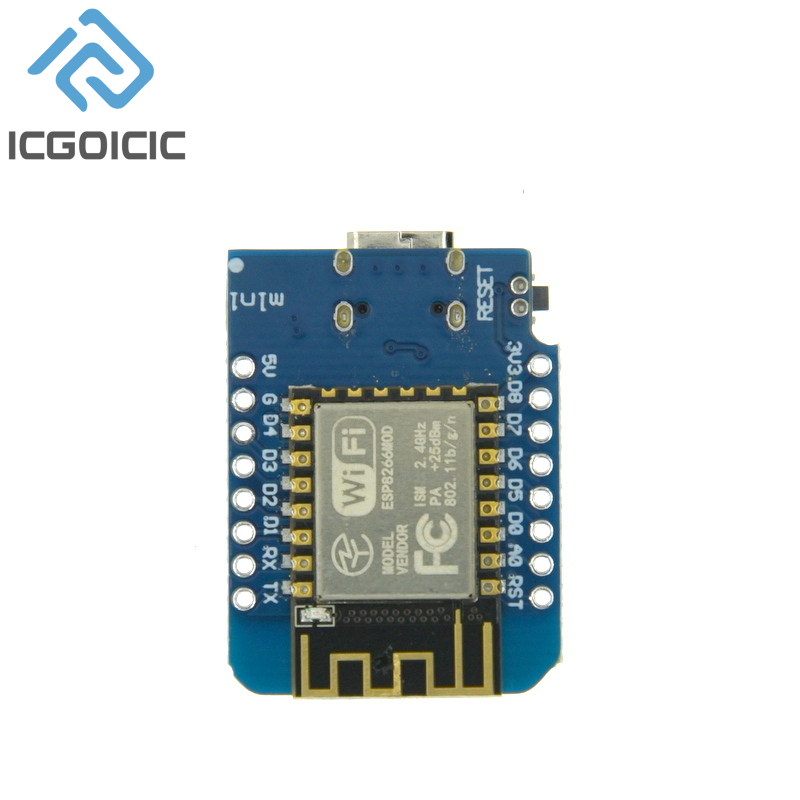 D1 Mini-Mini NodeMcu 4M Bytes  - Esp8266 Relay Module recension och pris