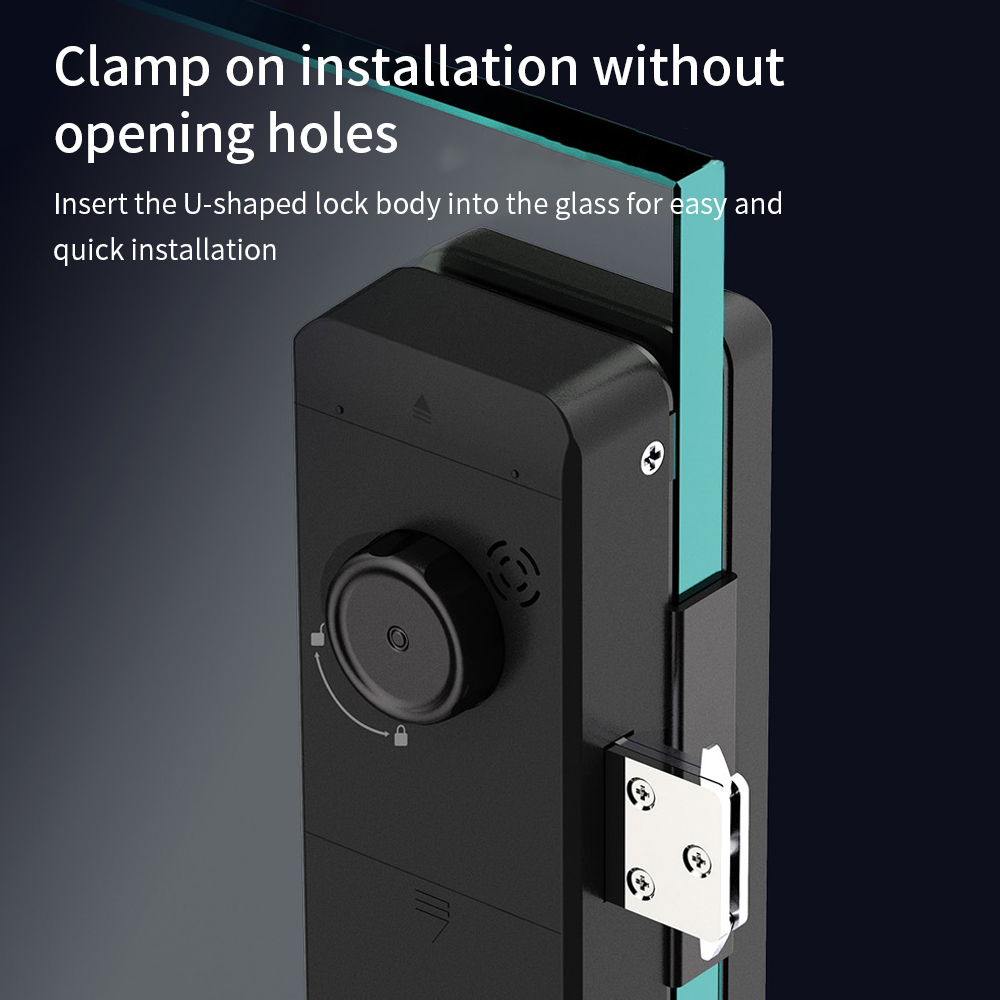 TTLOCK Smart Glass Lock Finger - Smart Door Lock Wifi recension och pris