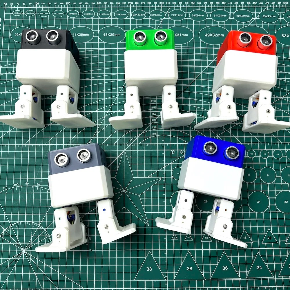 3D Printed Biped Walking Robot - Stem Robotics Kit recension och pris